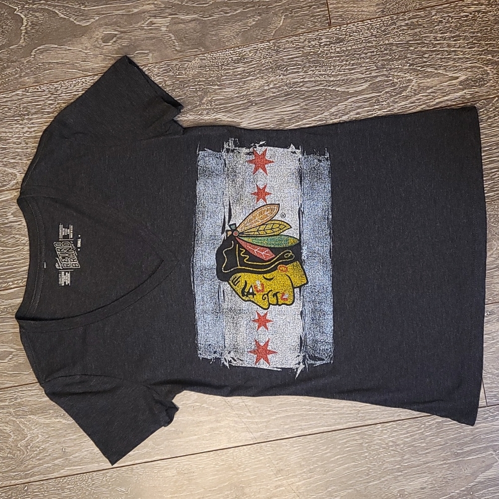 Women's Chicago Blackhawks Vneck Tshirt